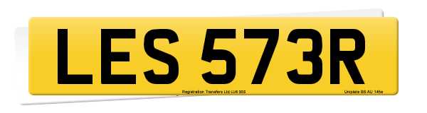 Registration number LES 573R